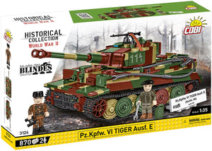 Panzer Tiger VI Ausf. E brick tank model - COBI 3124 - 862 bricks