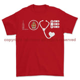 QARANC Love Front Print Unisex T-Shirt