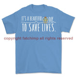 QARANC Saving Lives Front Print Unisex T-Shirt
