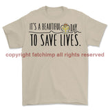 QARANC Saving Lives Front Print Unisex T-Shirt