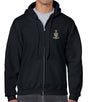 Queen's Royal Hussars Unisex Full Zip Hoodie