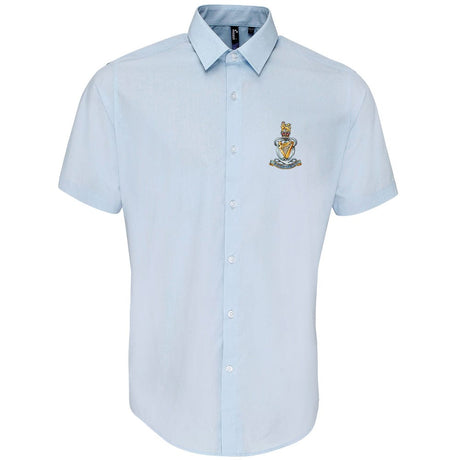 Queen's Royal Hussars Embroidered Short Sleeve Oxford Shirt