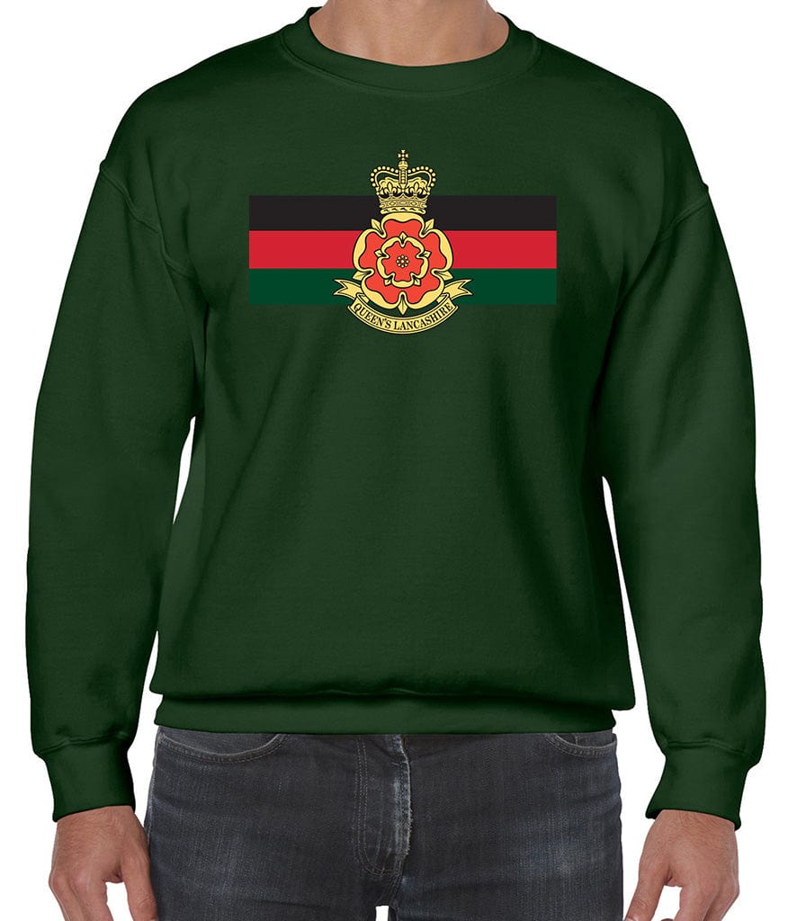 Queen's Lancashire Regiment Front Printed Sweater