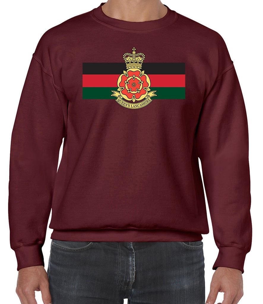 Queen's Lancashire Regiment Front Printed Sweater