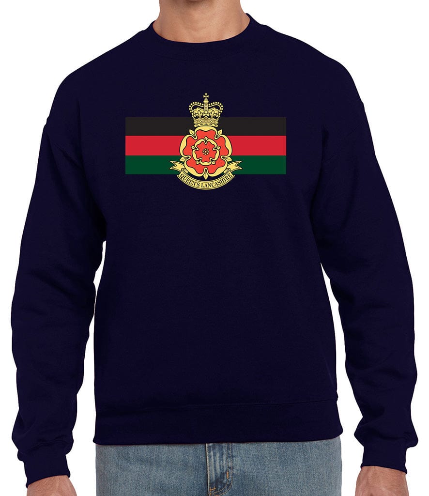 Queen's Lancashire Regiment Front Printed Sweater