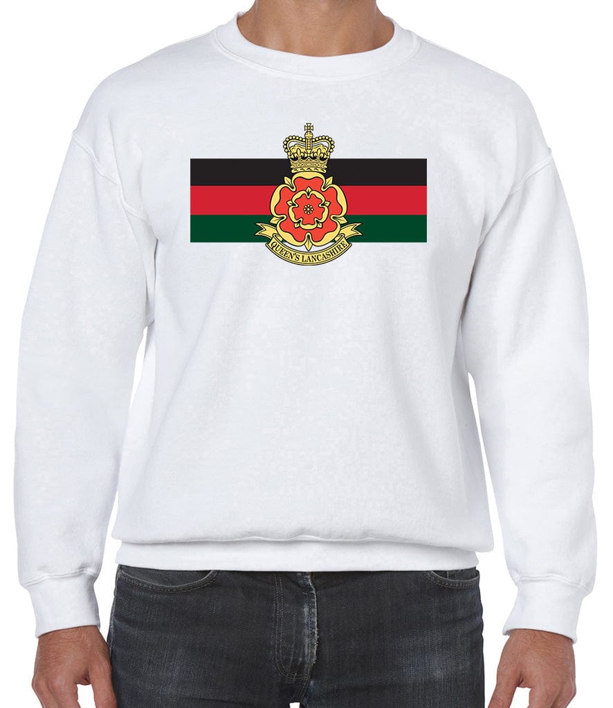 Queen's Lancashire Regiment Front Printed Sweater