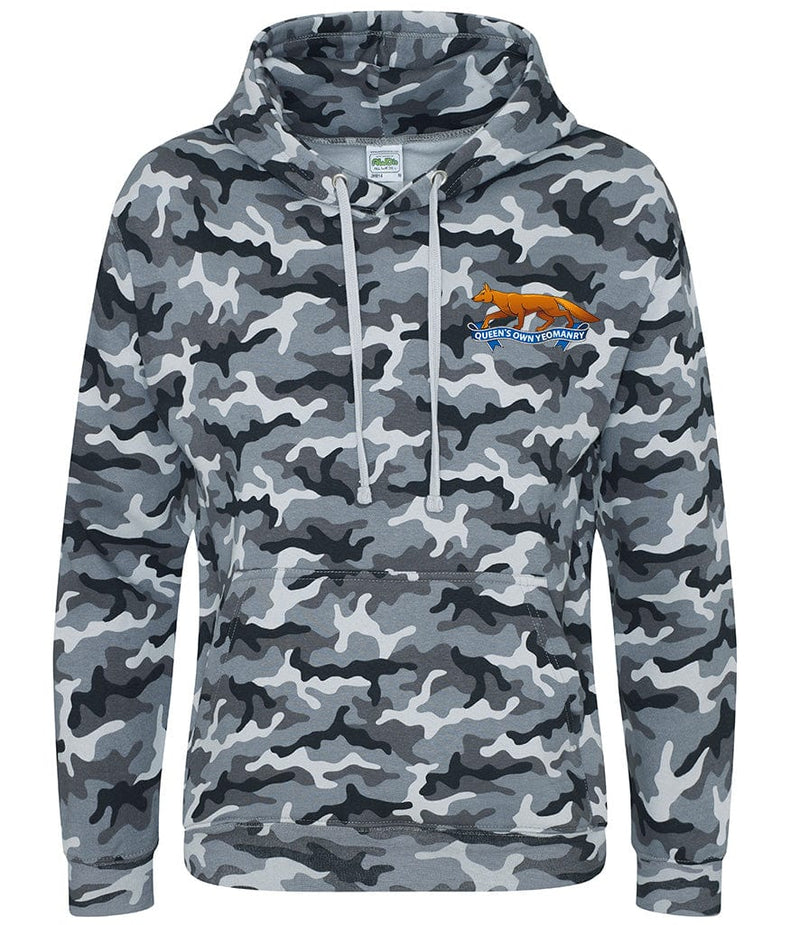 Queen's Own Yeomanry Full Camo Hoodie