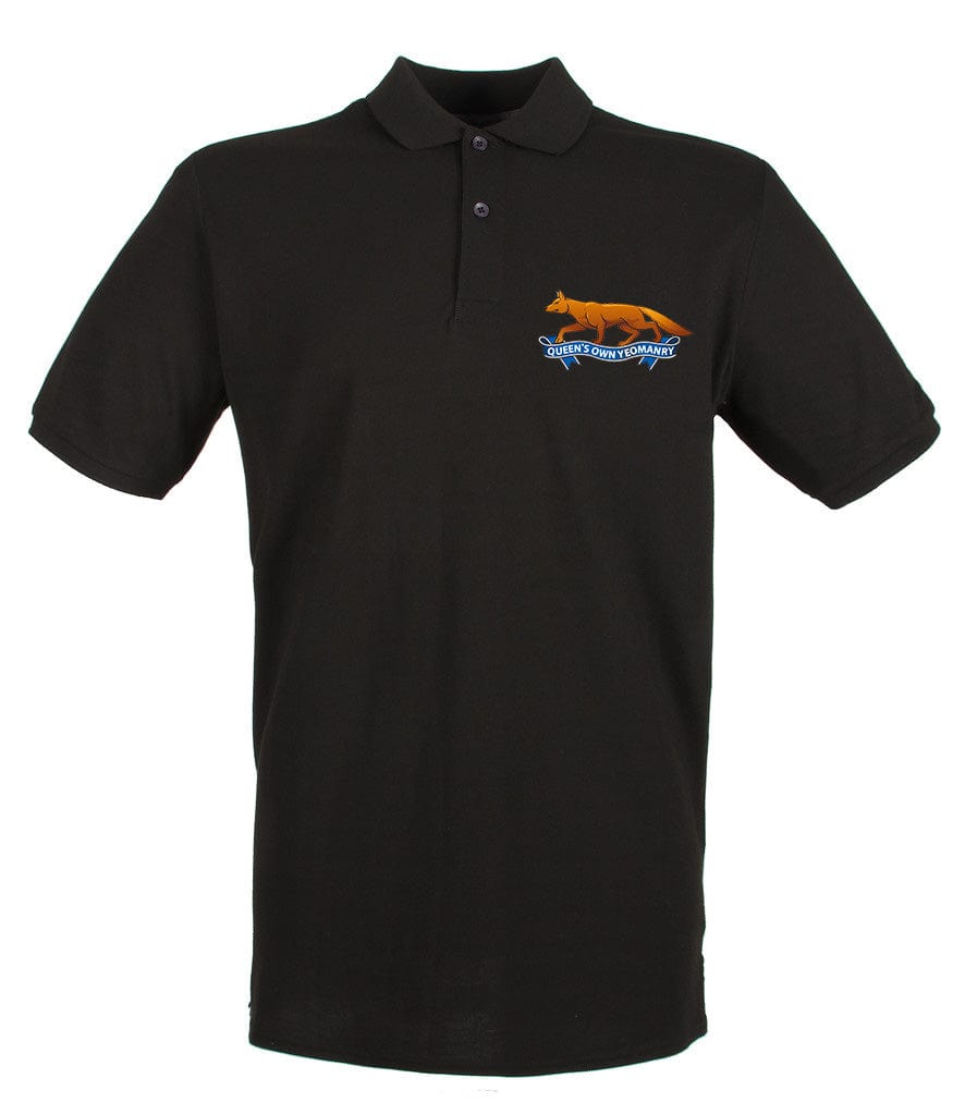 Queen's Own Yeomanry Embroidered Pique Polo Shirt