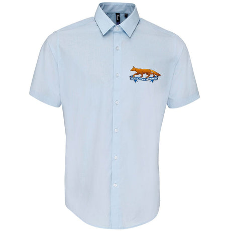 Queen's Own Yeomanry Embroidered Short Sleeve Oxford Shirt