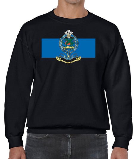 Queen's Regiment Front Printed Sweater