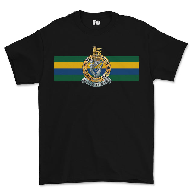 Queens Royal Irish Hussars Colours Printed T-Shirt