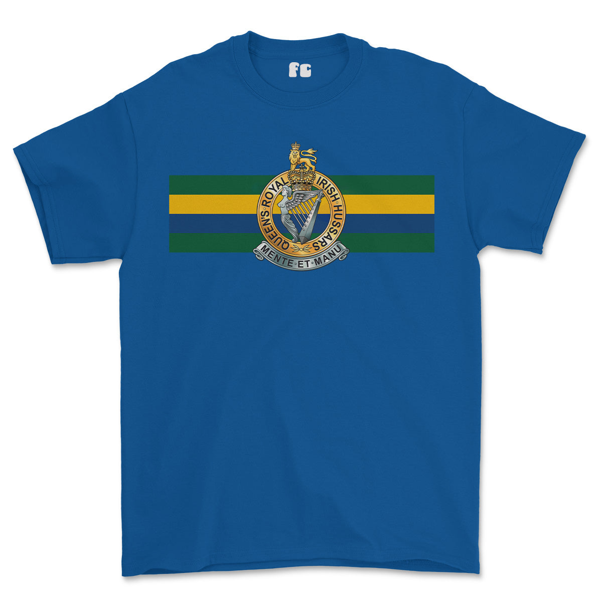 Queens Royal Irish Hussars Colours Printed T-Shirt