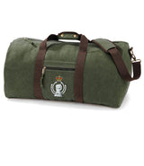Royal Armoured Corps Vintage Canvas Holdall