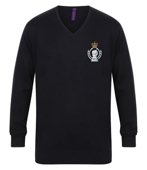 Royal Armoured Corps Lightweight V Neck Sweater