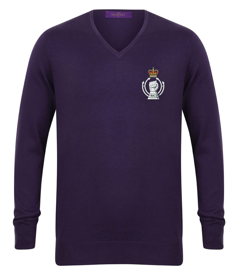 Royal Armoured Corps Lightweight V Neck Sweater