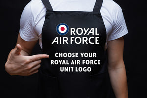 Royal Air Force Units Printed Cotton Unisex Apron