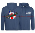 RAF Since 1918 Spitfire Double Side Printed Hoodie