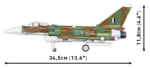 RAF Typhoon FGR4 "Gina" brick plane model - COBI 5843 - 577 bricks