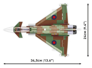 RAF Typhoon FGR4 "Gina" brick plane model - COBI 5843 - 577 bricks