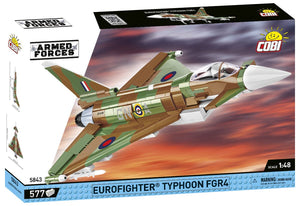 RAF Typhoon FGR4 "Gina" brick plane model - COBI 5843 - 577 bricks