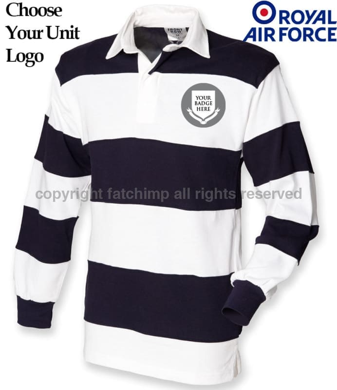 Royal Air Force Units Striped Rugby Shirt
