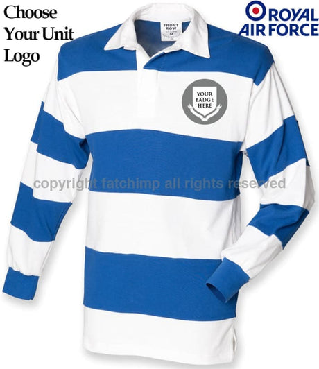 Royal Air Force Units Striped Rugby Shirt