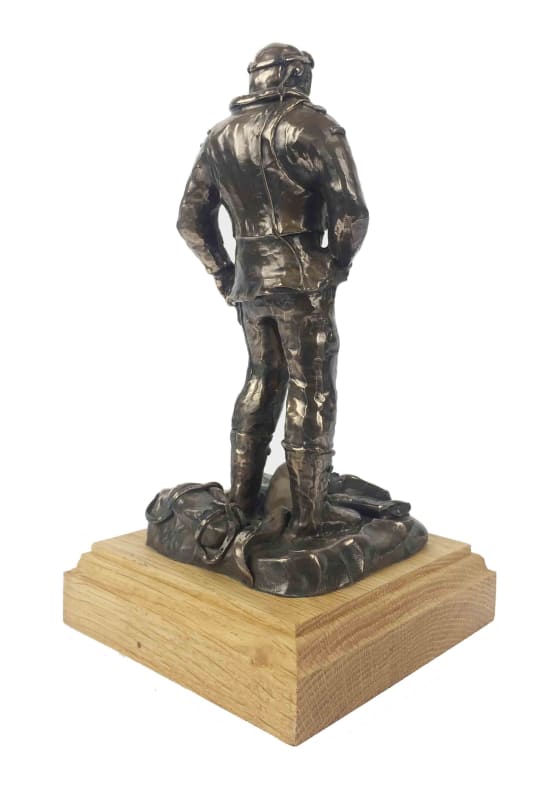 Raf World War 2 Fighter Pilot Bronze Statue Military