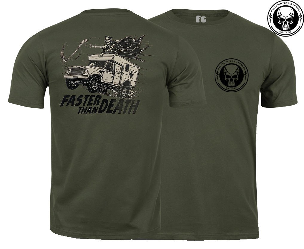 Faster Than Death RAMC Printed T-Shirt