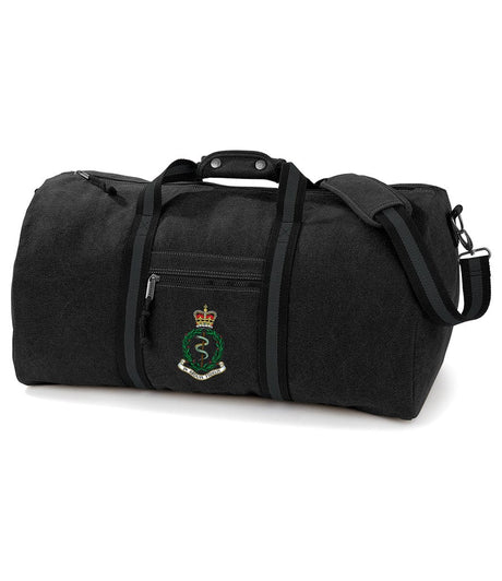 Royal Army Medical Corps Vintage Canvas Holdall