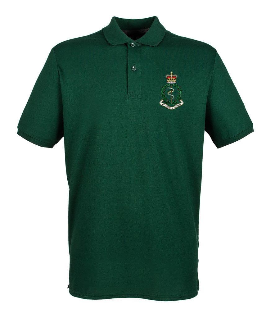 Royal Army Medical Corps Embroidered Pique Polo Shirt