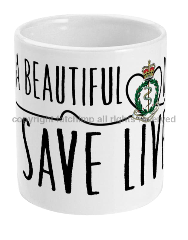 RAMC Saving Lives Ceramic Mug
