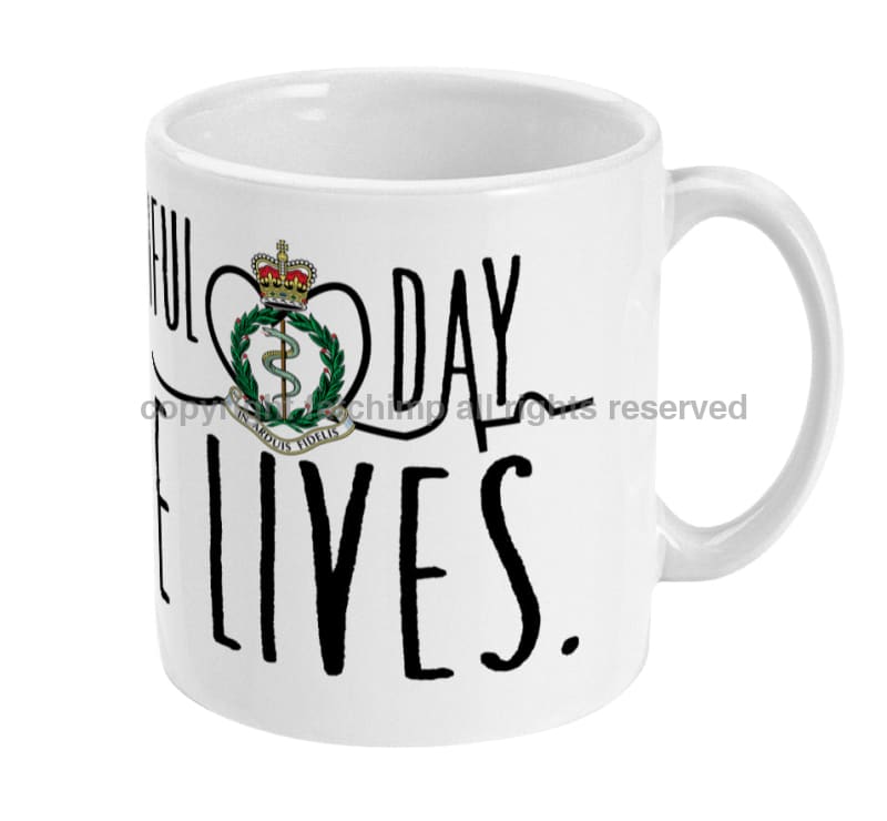 RAMC Saving Lives Ceramic Mug