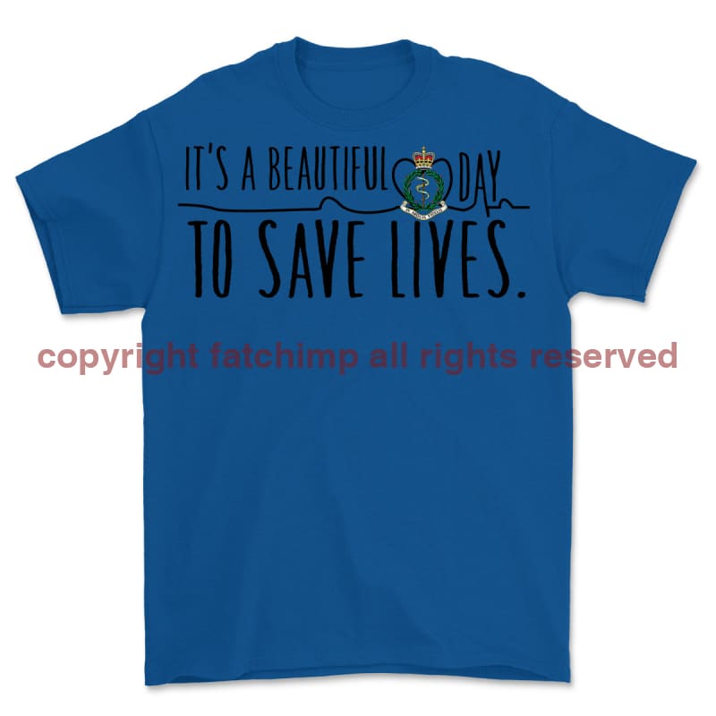 RAMC Saving Lives Front Print Unisex T-Shirt