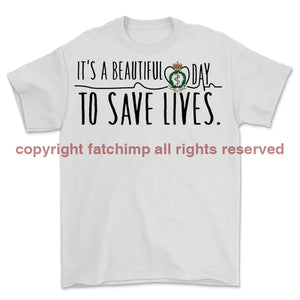 RAMC Saving Lives Front Print Unisex T-Shirt