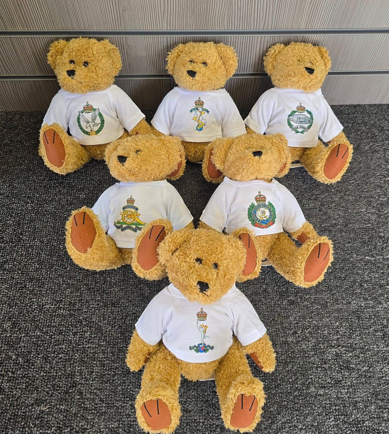 Teddy Bear with Unit Badge – Fat Chimp Forces Wear Gifts