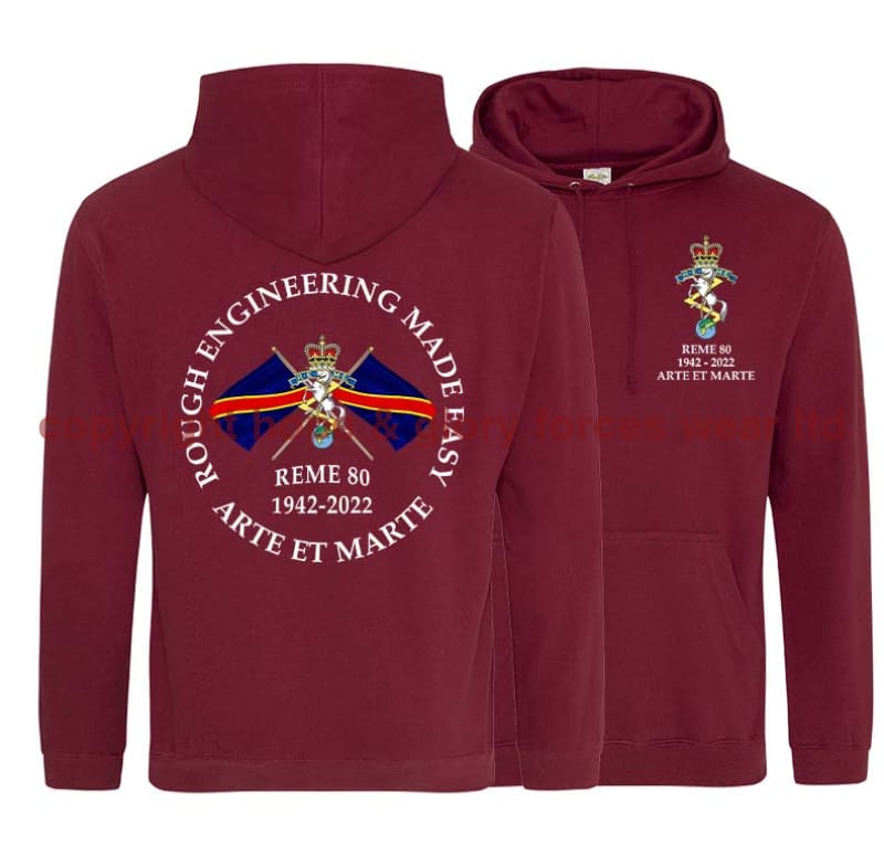 REME 80 Commemorative Double Side Printed Hoodie