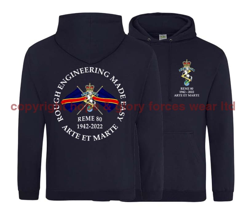 REME 80 Commemorative Double Side Printed Hoodie