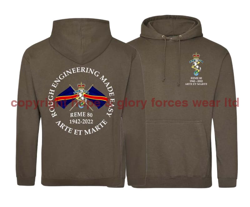 REME 80 Commemorative Double Side Printed Hoodie