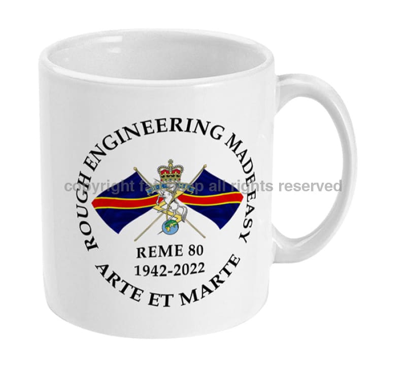 REME 80 Year Commemorative Ceramic Mug