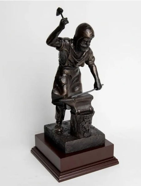 REME BLACKSMITH ST ELIGIUS Cold Cast Bronze Figurine
