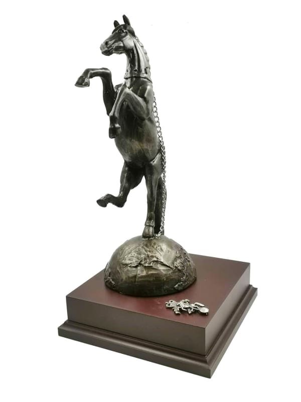 REME REARING HORSE Cold Cast Bronze Figurine