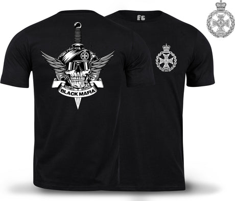 Royal Green Jackets Black Mafia Double Print T-Shirt