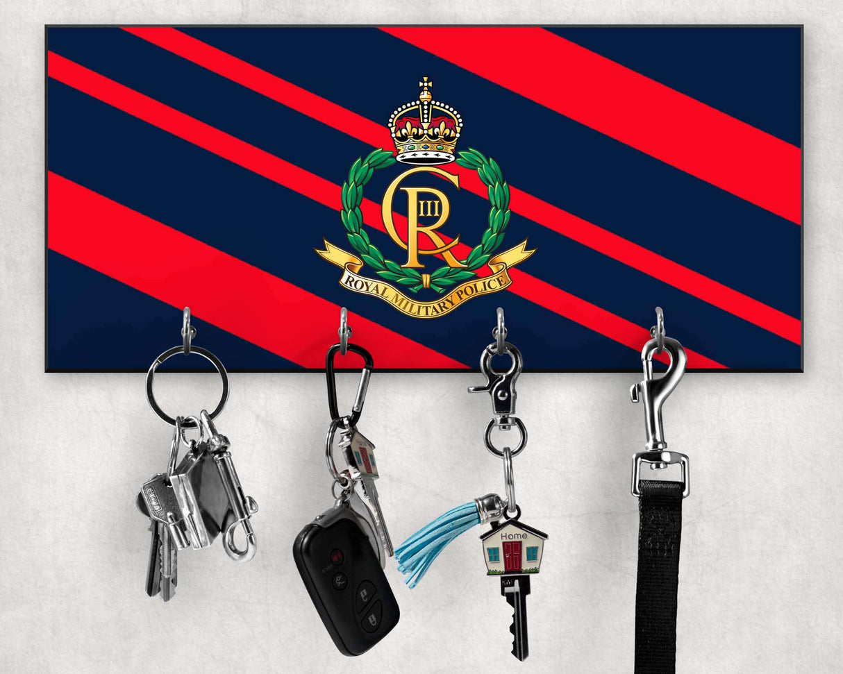 Royal Military Police - Wooden Key/Beret Hook (New King's Crown)