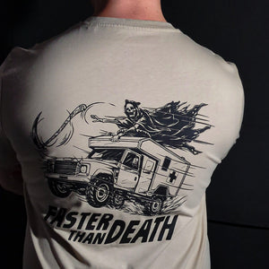 Faster Than Death Printed T-Shirt