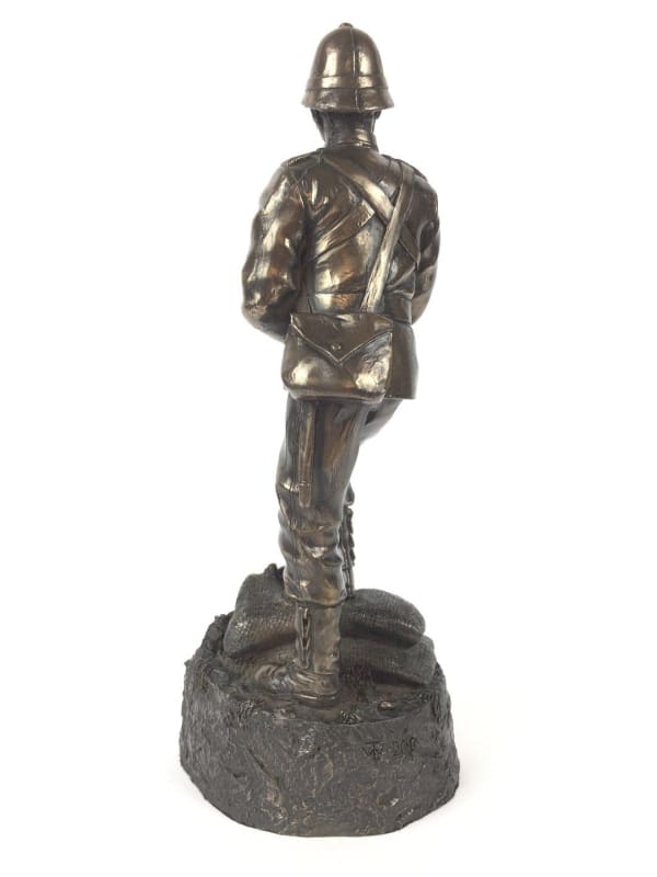 Rorkes Drift Zulu Wars 1879 British Soldier Bronze Statue Military