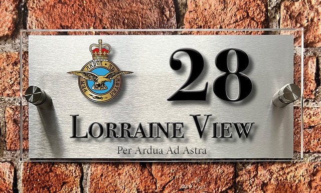 Royal Air Force House Sign