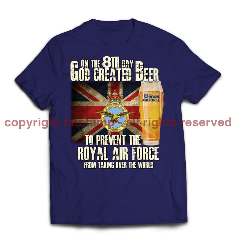 Royal Air Force On The 8th Day RAF Printed T-Shirt