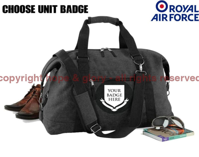 ROYAL AIR FORCE RAF UNITS Vintage Canvas Satchel
