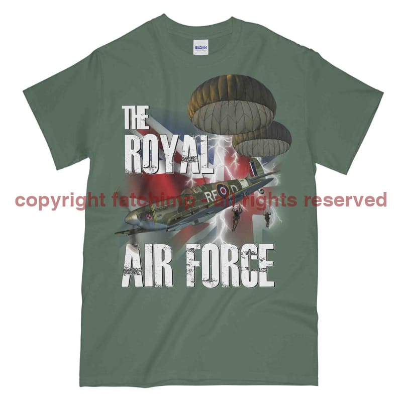 Royal Air Force Spitfire WW2 Printed T-Shirt