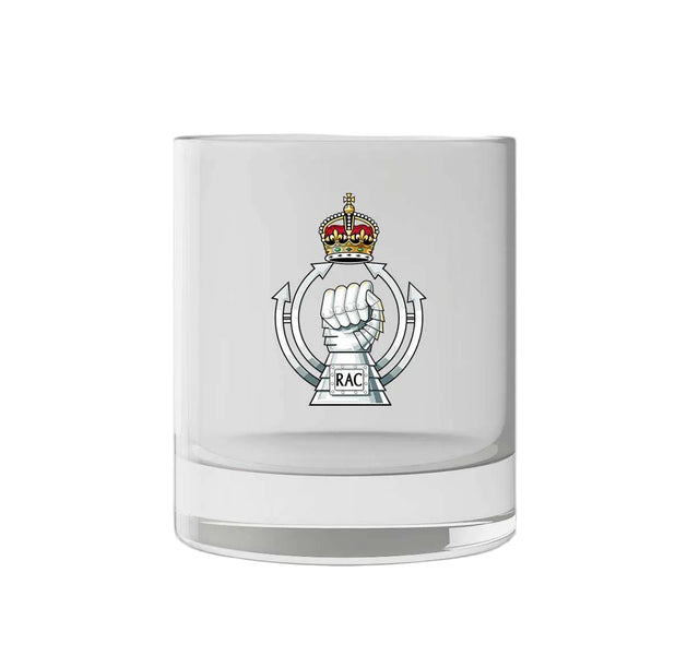 Royal Armoured Corps Whisky and Spirit Glass - King's Crown